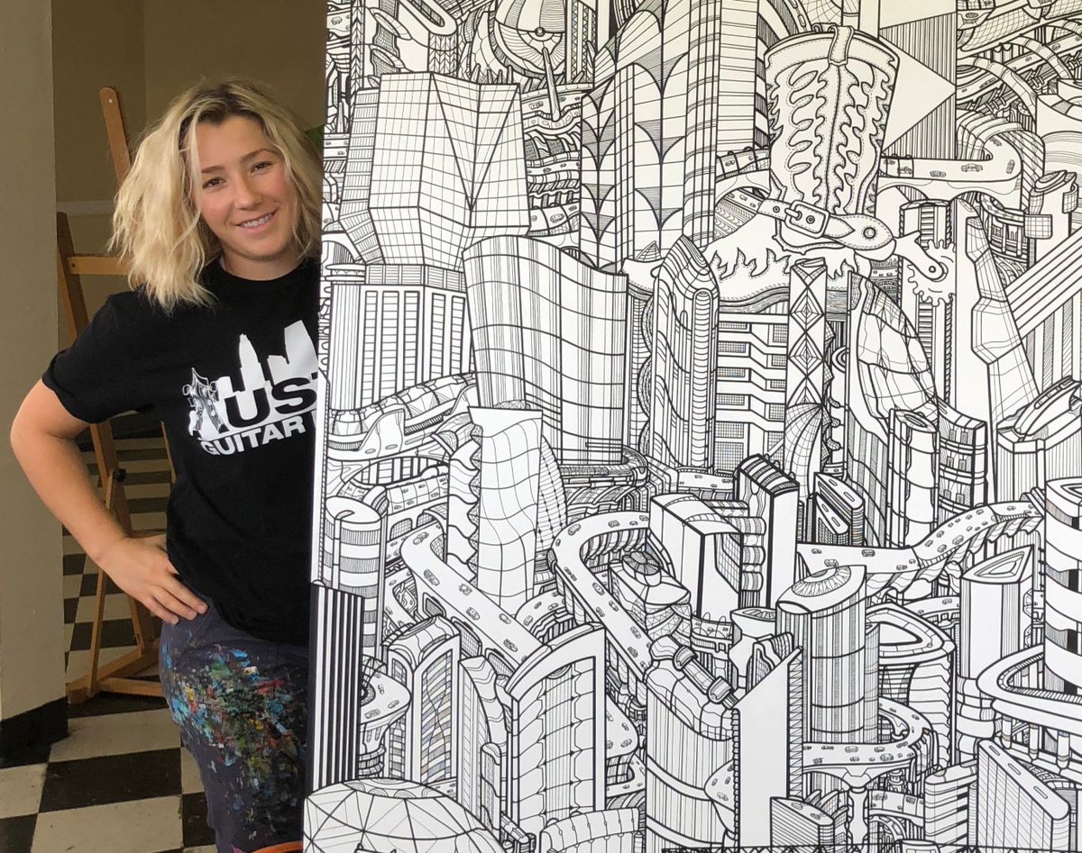 Angers Relations Internationales (@angers_ri) on Twitter photo #Guest 🇺🇸 #AustinDays
🖌Mila Sketch
<a href="/milasketch/">milasketch</a> est une des rares femmes à s’être forgée un nom dans le milieu du street art à Austin et dans le monde.
A #Angers, elle dévoilera la fresque "Angers Vibe" le 1er octobre au 22 rue de Larevellière.
milasketch.com #Guest 🇺🇸 #AustinDays
🖌Mila Sketch
<a href="/milasketch/">milasketch</a> est une des rares femmes à s’être forgée un nom dans le milieu du street art à Austin et dans le monde.
A #Angers, elle dévoilera la fresque "Angers Vibe" le 1er octobre au 22 rue de Larevellière.
milasketch.com