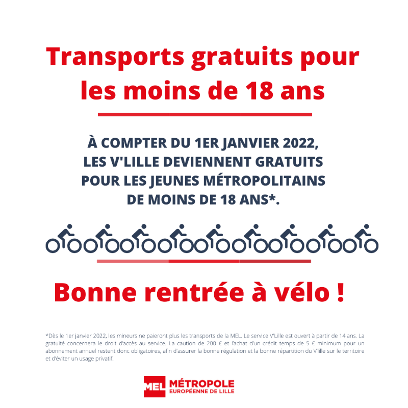 MetropoleLille's tweet photo. Le V’Lille fête ses dix ans et poursuit sa croissance ! 🚴
↪Quelques chiffres…