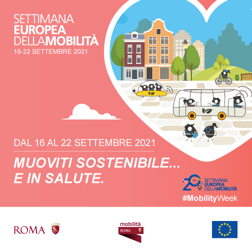 Fino al 22 settembre torna la Settimana Europea della Mobilità #MobilityWeek
Il tema di quest'anno è "Muoviti sostenibile... e in #salute".
 
In programma conferenze, convegni e seminari. 

Consulta il programma in aggiornamento:
romamobilita.it/it/media/setti…