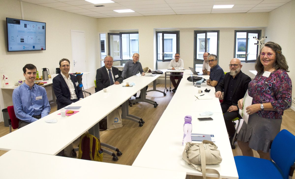 PolytechNantes's tweet photo. Aujourd'hui, nous accueillons la délégation allemande de Duale Hochschule Baden-Württemberg (DHBW) de  Mannheim en visite à Polytech Nantes !

#International #DHBW #mannheim https://t.co/MclOWtGW7P