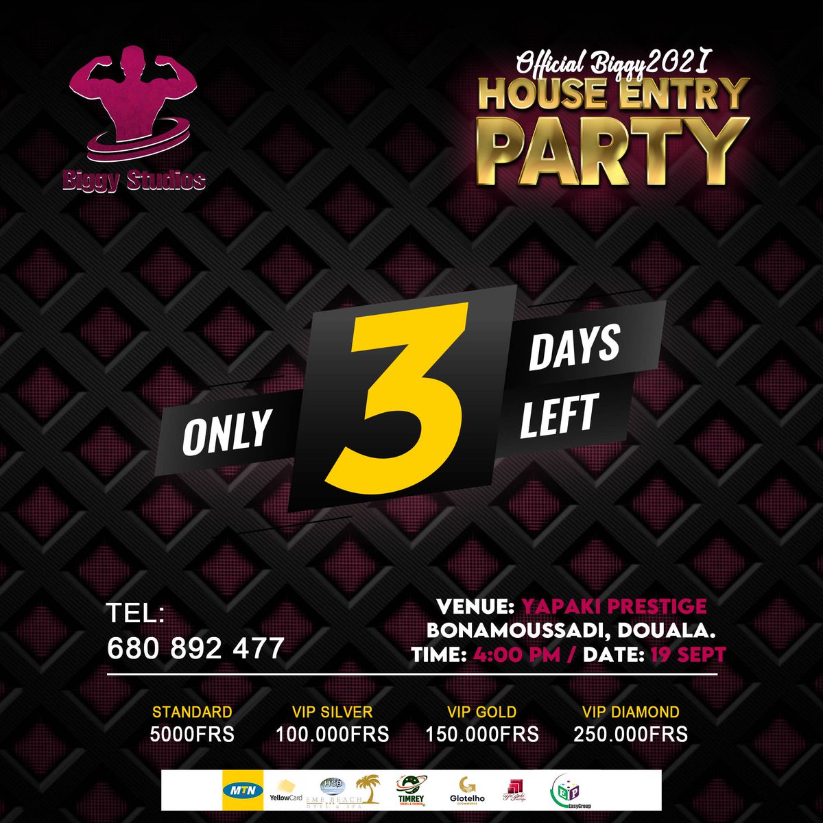 Biggy_studios's tweet photo. You will find out in just three days, that the wait was worth it.

Get a bottle of Juice to chill down your popcorn.

3 more days to go.

#Biggystudios #Biggy237 #thegamechangers #TheRevolution #Cameroon
#Biggy237 #TheRevolution #cavacesavoir #cameroon #Mtn #Glotelho #yellowcard https://t.co/D55CDr24dE