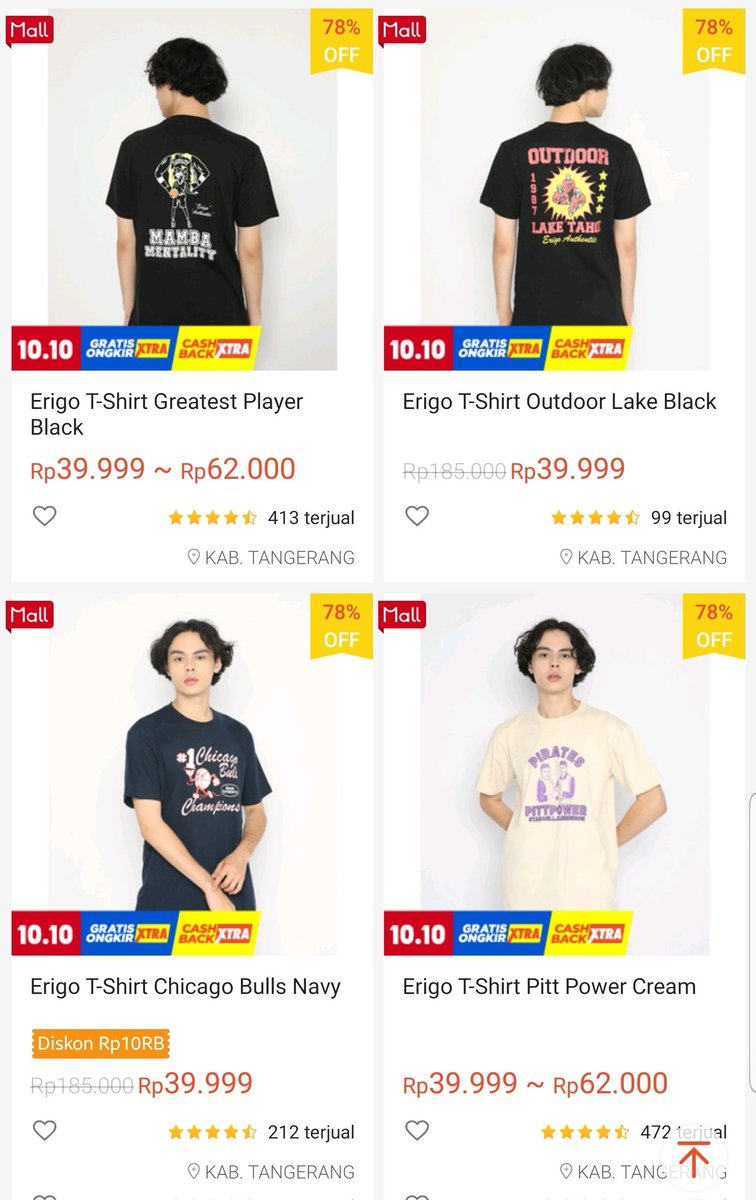 threadhemat's tweet image. Celana chino dan kaos Erigo diskon 65%!
shp.ee/6exrg3v

Ada voucher diskon toko juga.