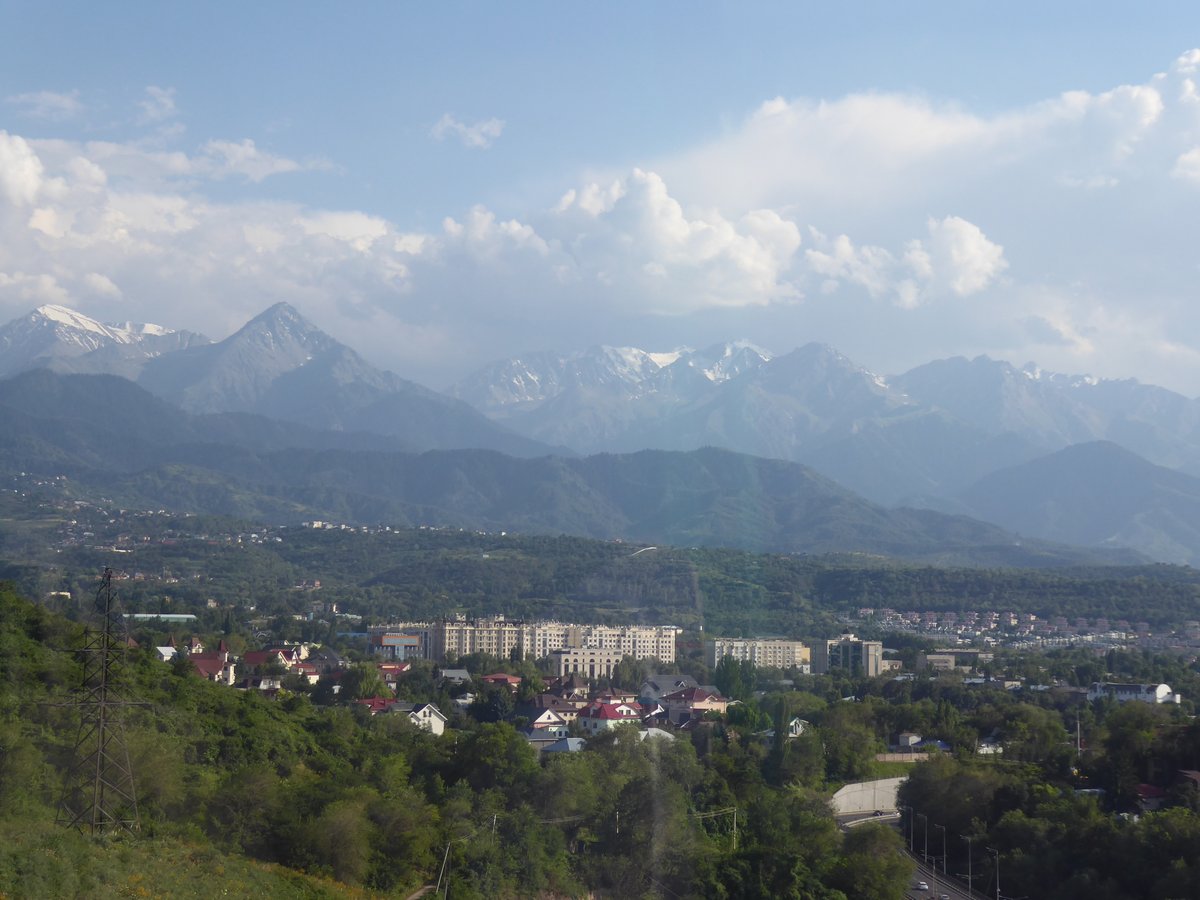 📢 Our new paper is online and typeset! 
doi.org/10.1029/2021EA…

We use high resolution satellite imagery to map faults around Almaty, Kazakhstan + then use @GEMwrld’s OpenQuake to calculate shaking, damage + losses to the city from earthquake scenarios

Here’s what we found
🧵