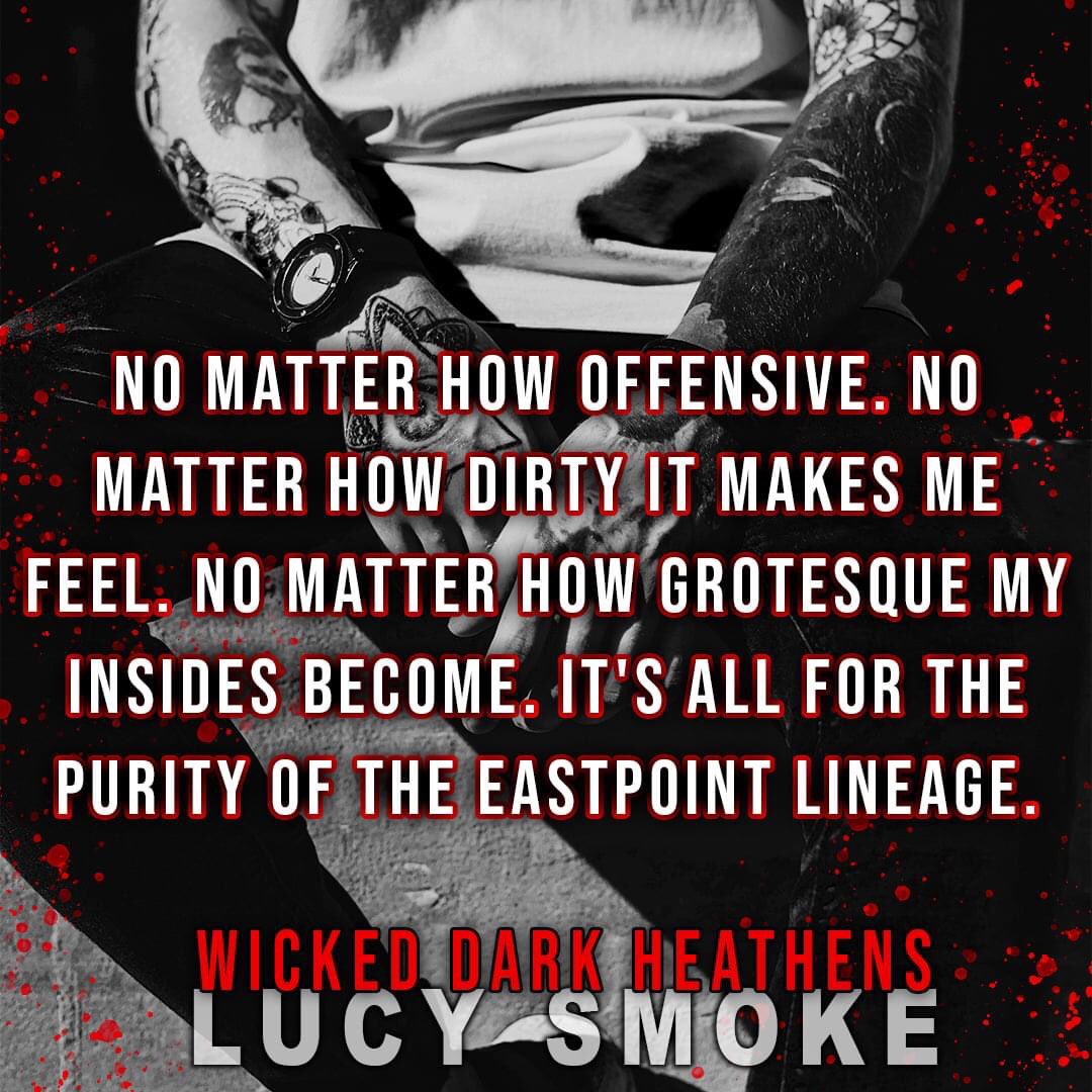 letsbemindful_'s tweet photo. 🩸Wicked Dark Heathens 🩸by Lucy Smoke is coming October 1st! 
-
🩸Enemies to lovers
🩸Instalust 
🩸Rich Guy/Poor Girl
-
𝗦𝗜𝗚𝗡 𝗨𝗣 𝗛𝗘𝗥𝗘 𝗧𝗢 𝗣𝗥𝗢𝗠𝗢𝗧𝗘 𝗢𝗥 𝗥𝗘𝗤𝗨𝗘𝗦𝗧 𝗔𝗡 𝗔𝗥𝗖:
https://t.co/WYer6UxYu8
-
𝗣𝗥𝗘-𝗢𝗥𝗗𝗘𝗥 𝗡𝗢𝗪: https://t.co/JezLoTXIXk https://t.co/clW2UEmapC