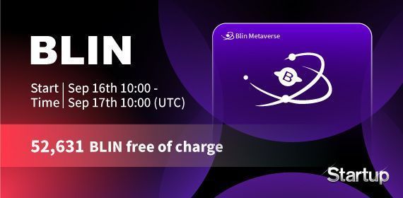 Gate's tweet photo. 🔥 https://t.co/8kWqgEeplL Startup - @BlinMetaverse
 
⏰Duration: 10:00, Sep 16th - 10:00, Sep 17th
🔷Price: 0 $USDT
🔶Startup Supply: 52,631 $BLIN
🔷Trading: 12:00pm, Sep 17th (UTC）

➡️Participate: https://t.co/YLijZt4ODc
➡️Details: https://t.co/wpMaF9Kych

#Gateio #Startup https://t.co/C0nd9od39K