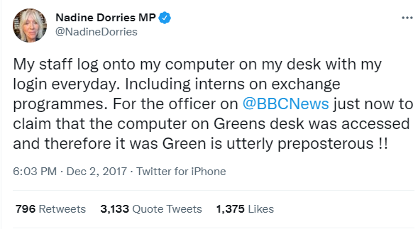 ITsecuritySales's tweet photo. @10DowningStreet @NadineDorries @DCMS Surely not THIS Nadine Dorries?! https://t.co/pTKKddbPK6