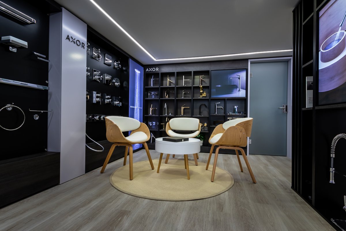 Hansgrohe_PR's tweet photo. After London, Amsterdam, Istanbul and Hamburg, our Water Studio in Lisbon opens its doors today! The Water Studio Lisboa is a place of inspiration and unique interaction with water for the architectural and design community in and around Lisbon. #AXORdesign #hansgrohe https://t.co/jNrjh0FFs3