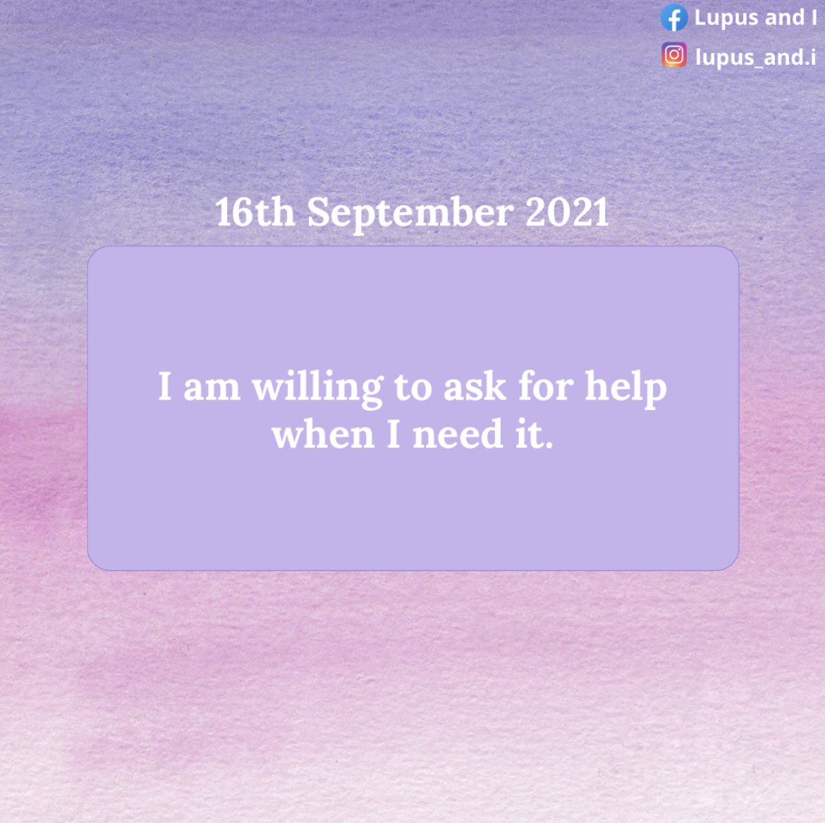 and_lupus's tweet image. 💜

#lupusandi #lupusandiclosedgroup #lupus #lupusawareness #lupusadvocate #lupuslife #lupusdiva #lupuswarrior #lupusfighter #lupuswillnotdefeatme #lupusaffirmations