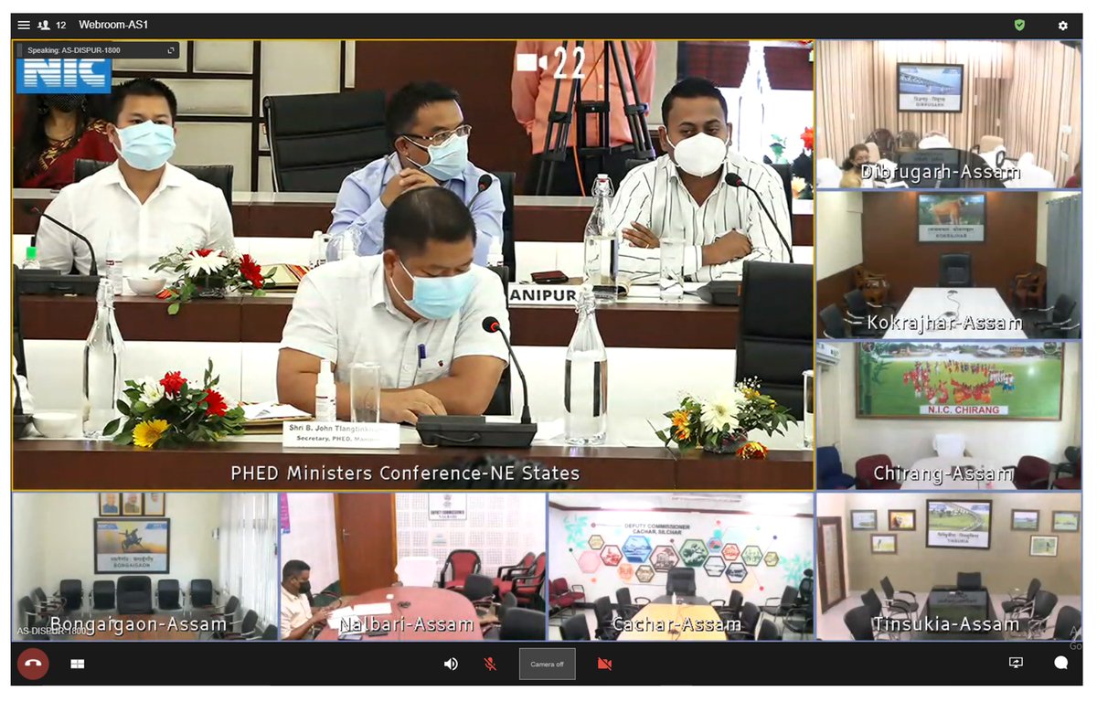 SBMG_Manipur's tweet photo. Conference of PHED Ministers of North-Eastern States on Jal Jeevan Mission.
#HarGharJal
#cleanwater
#portablewater
#ODFSustainability
#ODFPlus https://t.co/M2X9KjMydm