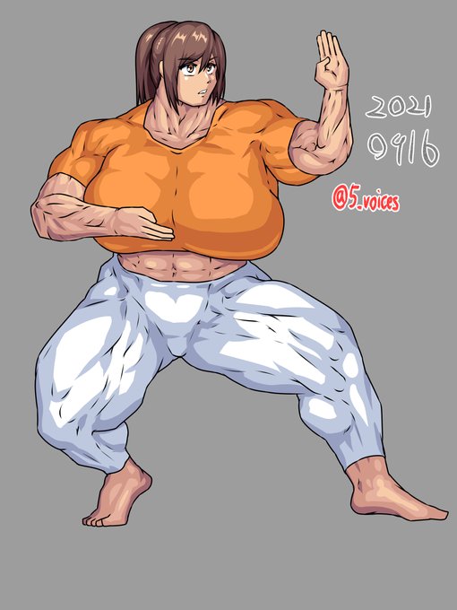 ボディビル模写。 