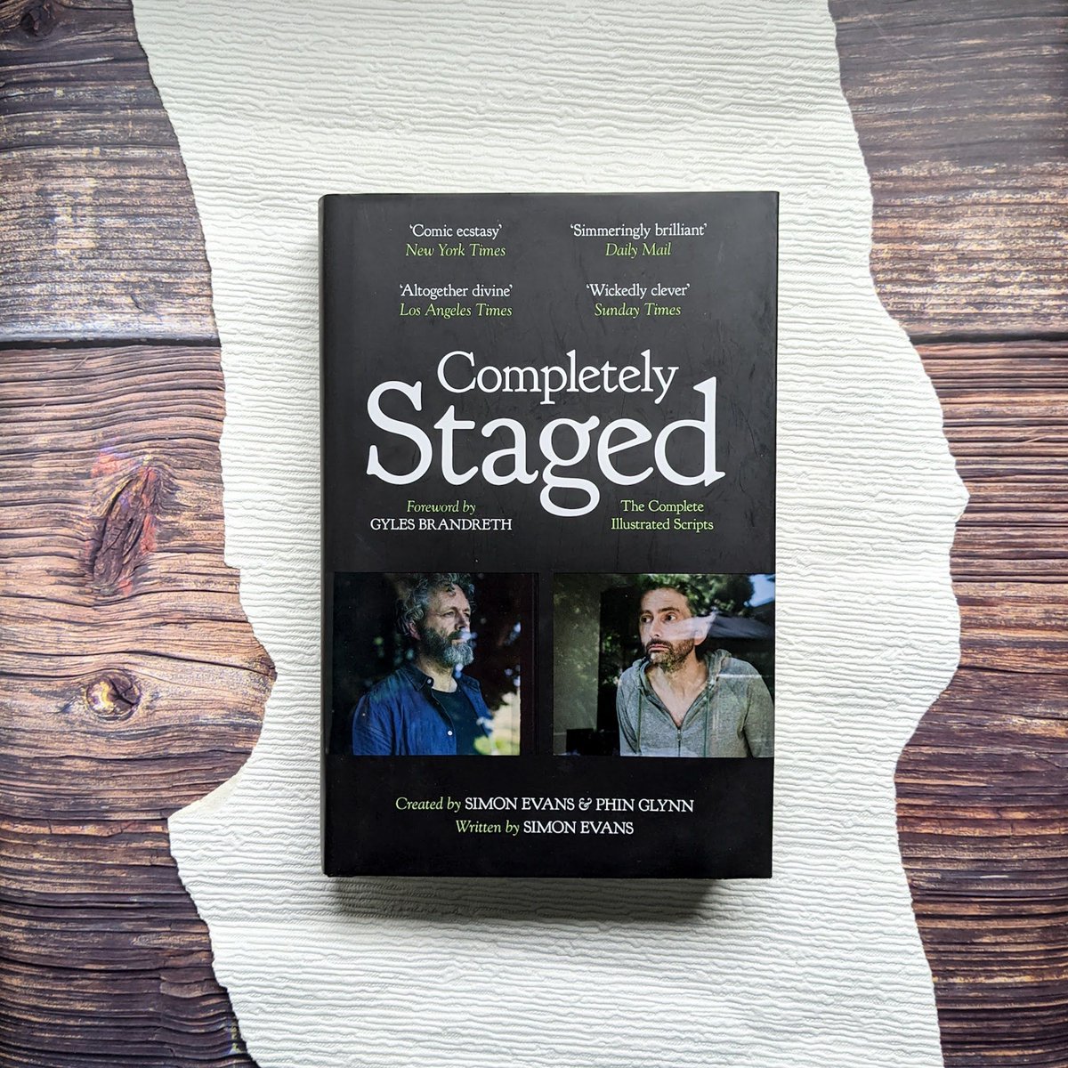 unboundsocials's tweet photo. Good morning, readers and good morning #CompletelyStaged by @SimonEvans25 & @PhineasGlynn!
The complete illustrated scripts of @staged2020, the much-loved lockdown hit starring @michaelsheen & #DavidTennant, it's in bookshops NOW!
Get your copy here: https://t.co/Z9IGe6aLnZ https://t.co/WI1LQnxwgI