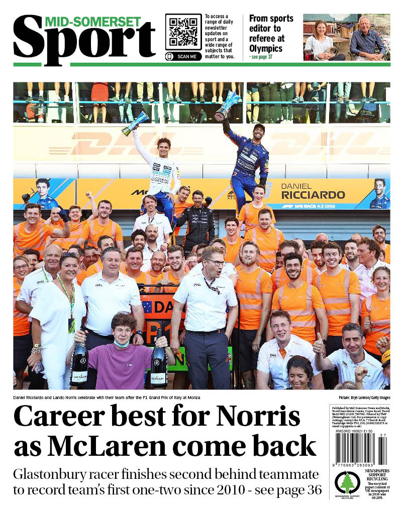 paulsconvey's tweet photo. #Sport in this week's Mid Somerset Series: @LandoNorris' best F1 result; @SomersetCCC need Finals Day to save season as @_WesternStorm win in RHF Trophy, @StreetCC2's youngsters celebrated &amp; @HorringtonCC_'s Chappell wins award; @SheptonMalletHC in pre-season action 1/3 #BuyLocal https://t.co/VsK5KkuAOs