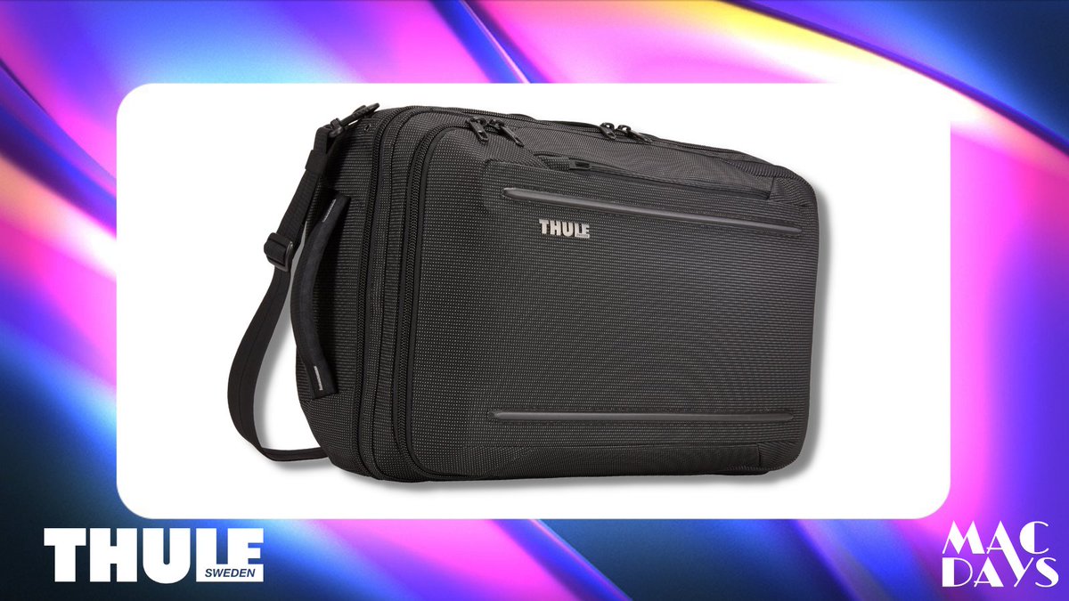 macway_fr's tweet photo. Ça y est, les #MacDays touchent à leur fin ! 😞
On termine les découvertes avec ce sac qui prend la forme que vous souhaitez (enfin, parmi 2 possibilités) : plutôt sacoche ou sac à dos ? 💯
👉 https://t.co/Erp02LOVsE https://t.co/PMVFZlLB6i