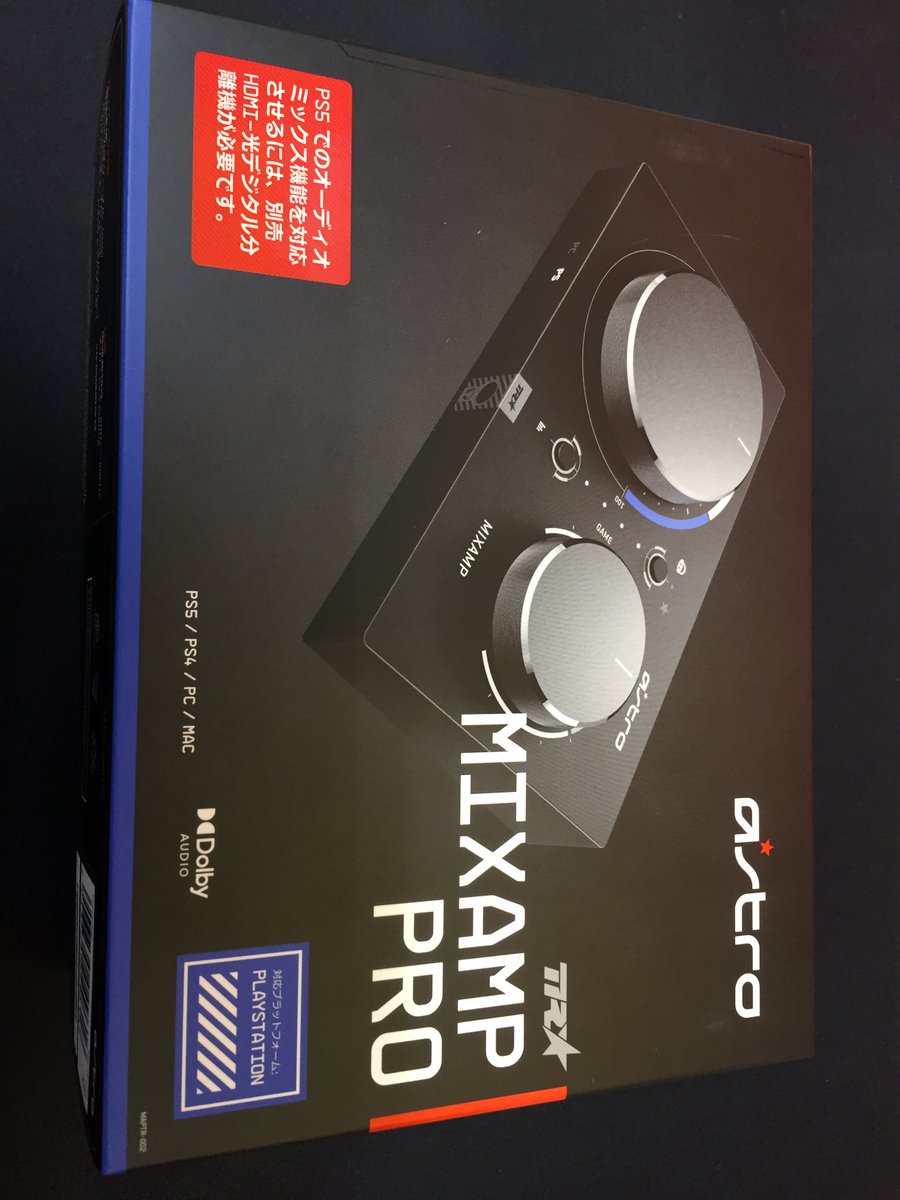 pkmatsuyama's tweet photo. MIXAMPPRO
16390円
ps4、ps5でさらに上を目指す方にオススメ
ゲームボイスチャットを別々に音量調節ができるため、味方が喋っていても敵の足音を聞きわけることが、ヘッドフォンのみより容易になります。また、PCの音声もPS4,5と一緒に取り込めます。
#パソコン工房 #MIXAMPPRO https://t.co/VrakVIY9st