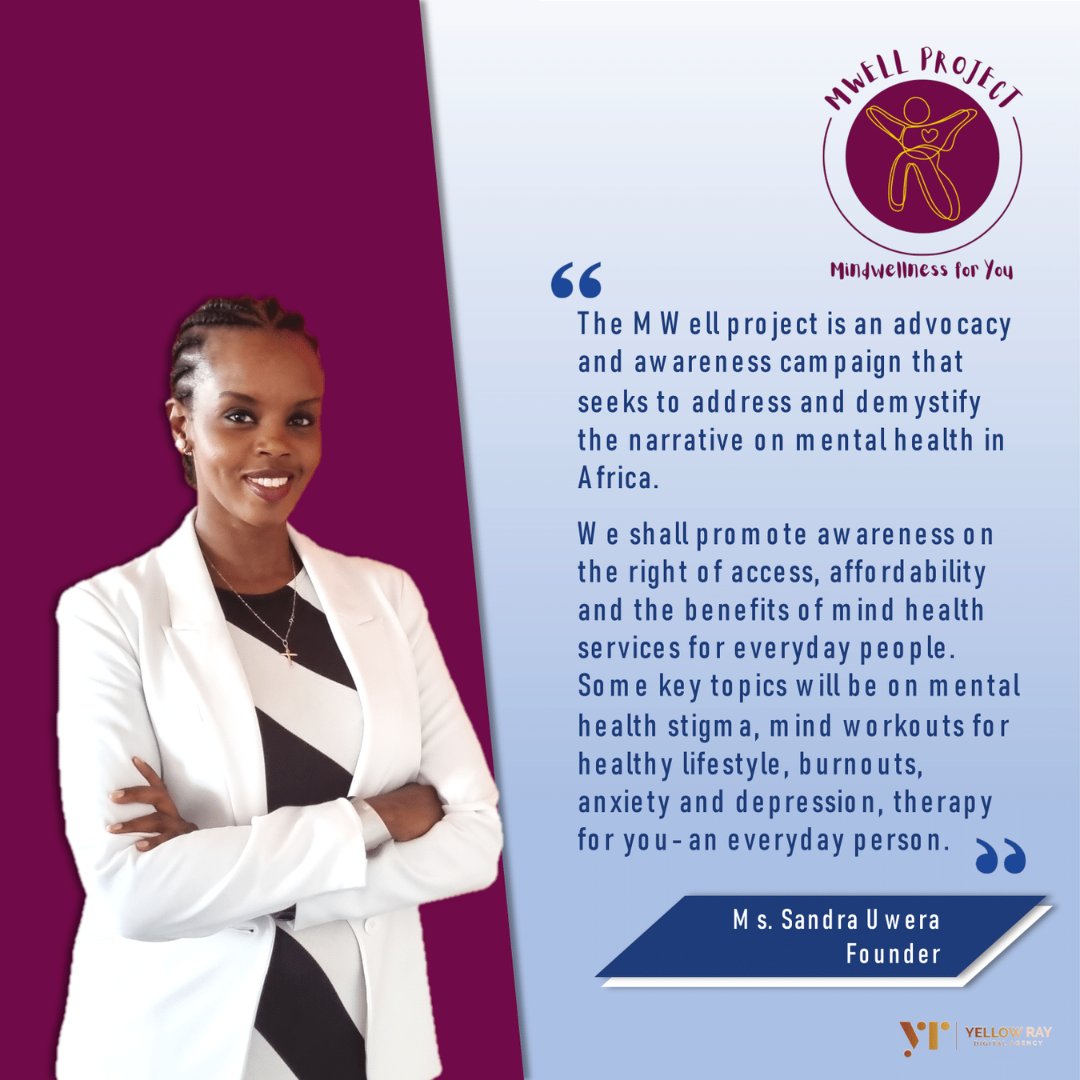 TheMWellProject's tweet photo. Introducing our founder, @sandyuwera. Her passion for mind wellness for all was the driving force behind #TheMWellProject. https://t.co/1O04aW5I32