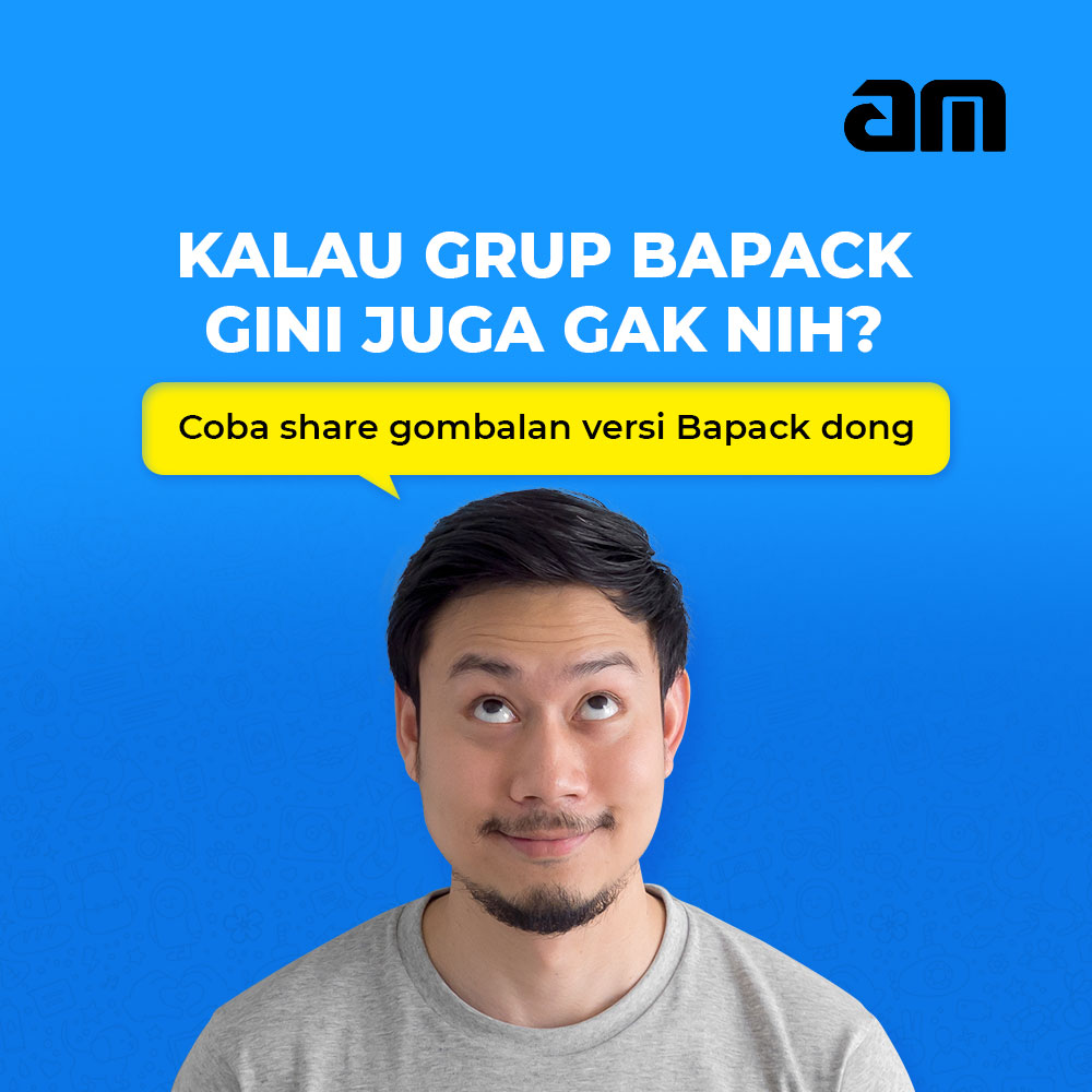 AM_MortarID's tweet photo. Pada suatu hari, Bapack-bapack di kelurahan AMan sedang asik sharing gombalan jitu di grup chat.. Coba intip gombalan ala Bapack Kelurahan AMan yuk👇

Gimana nih Bapack dapet inspirasi gak buat gombalin istri? 😁
#AMuntukIndonesia https://t.co/NZJx5doY4b