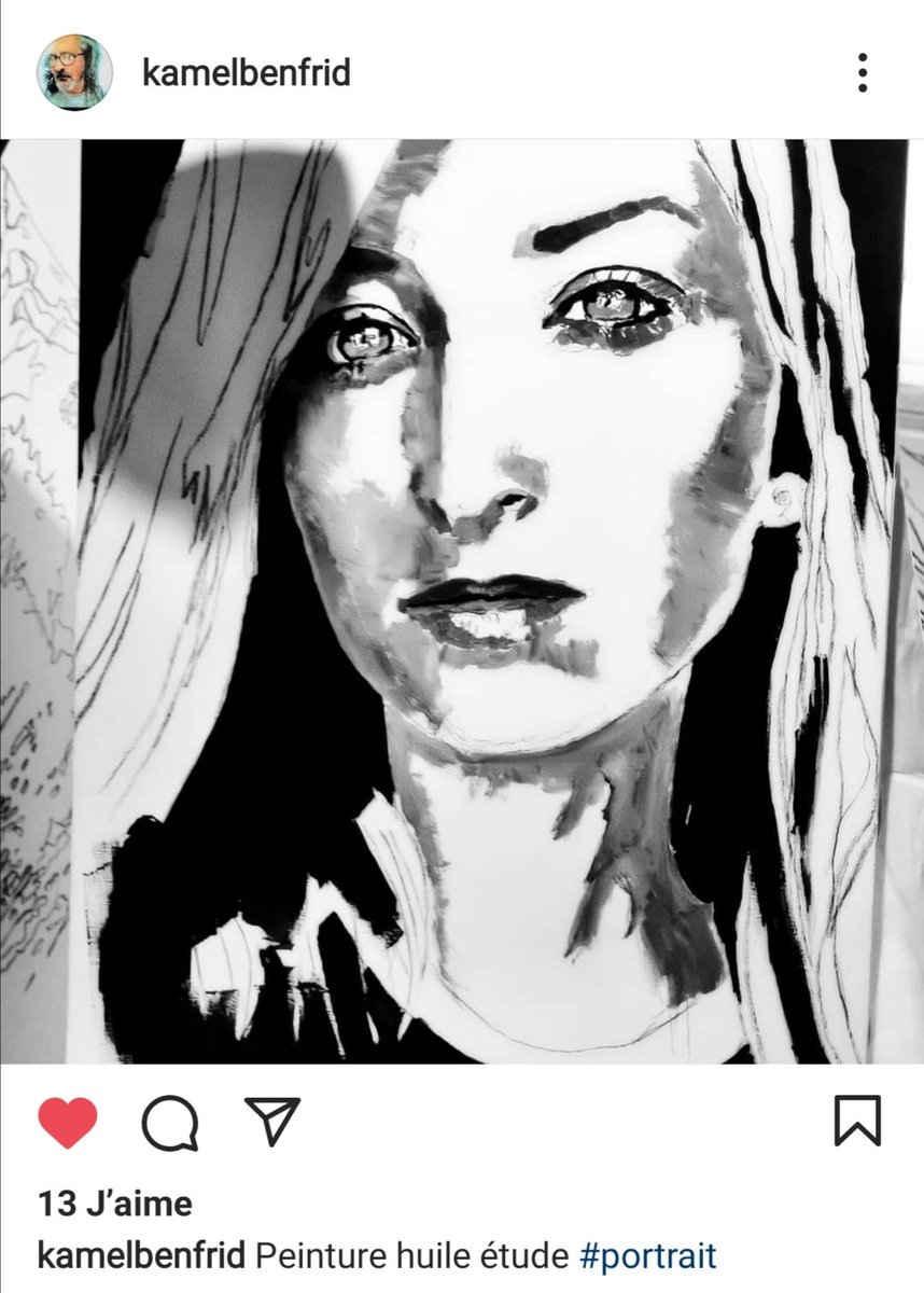 Nous profitons de ce magnifique portrait réalisé par cet incroyable artiste Kamel Benfrid pour vous annoncer notre retour sans quelques mois 🎉 Enfin!