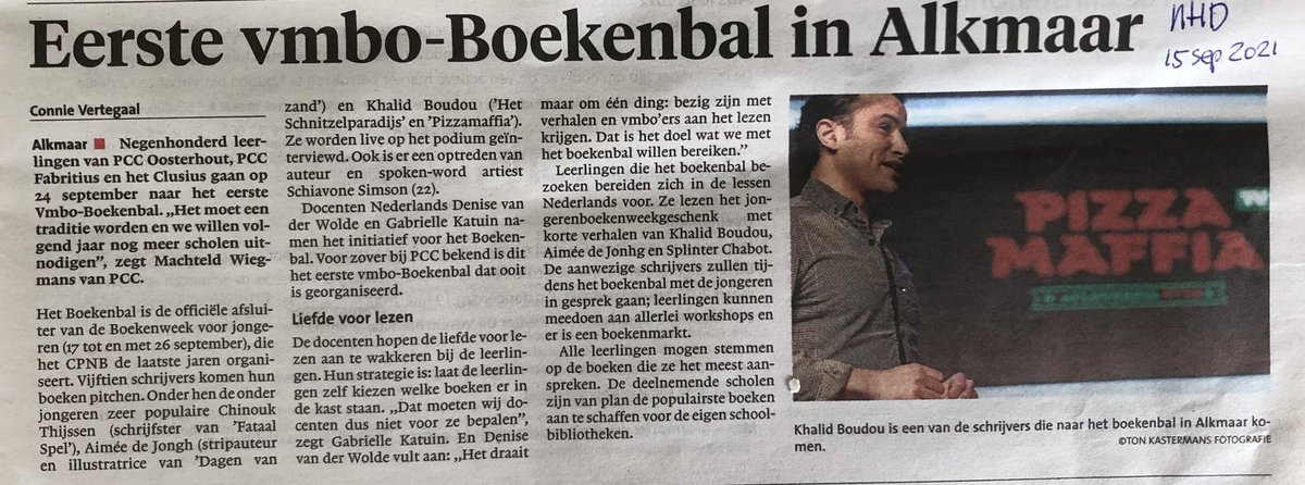 #PCC Oosterhout organiseert Vmbo-Boekenbal om lezen te stimuleren onder vmbo-leerlingen #school #onderwijs #vo #alkmaar #heiloo #bergen #clusius #vmbo