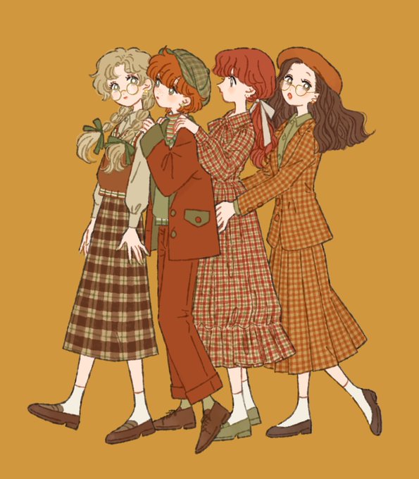「4人の女性 リボン」のTwitter画像/イラスト(人気順)