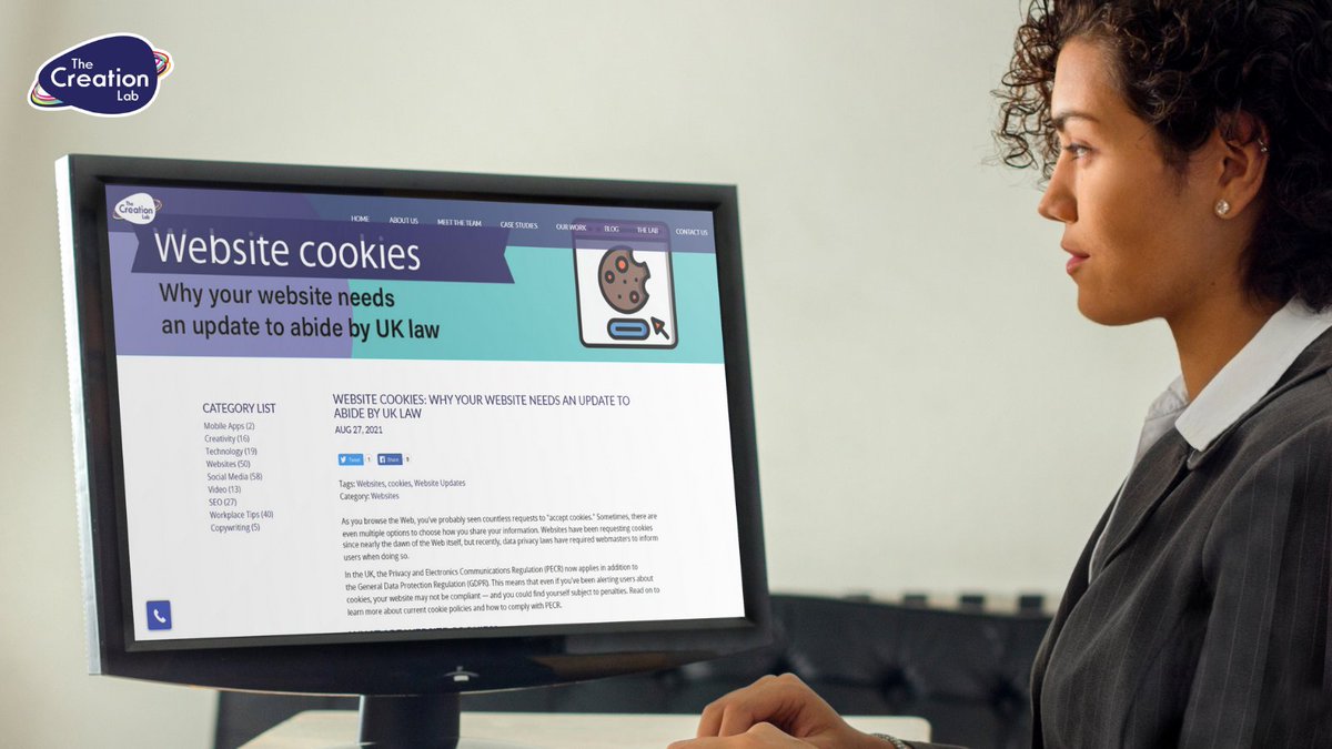 Recently, data privacy laws have changed and now thousands of websites need an update to abide by current UK law ⚖️

Take a look at our recent blog for information on how to make your website compliant 💻
bit.ly/3sYwNbW 

#blog #cookiebar #newlaws #websiteupdates