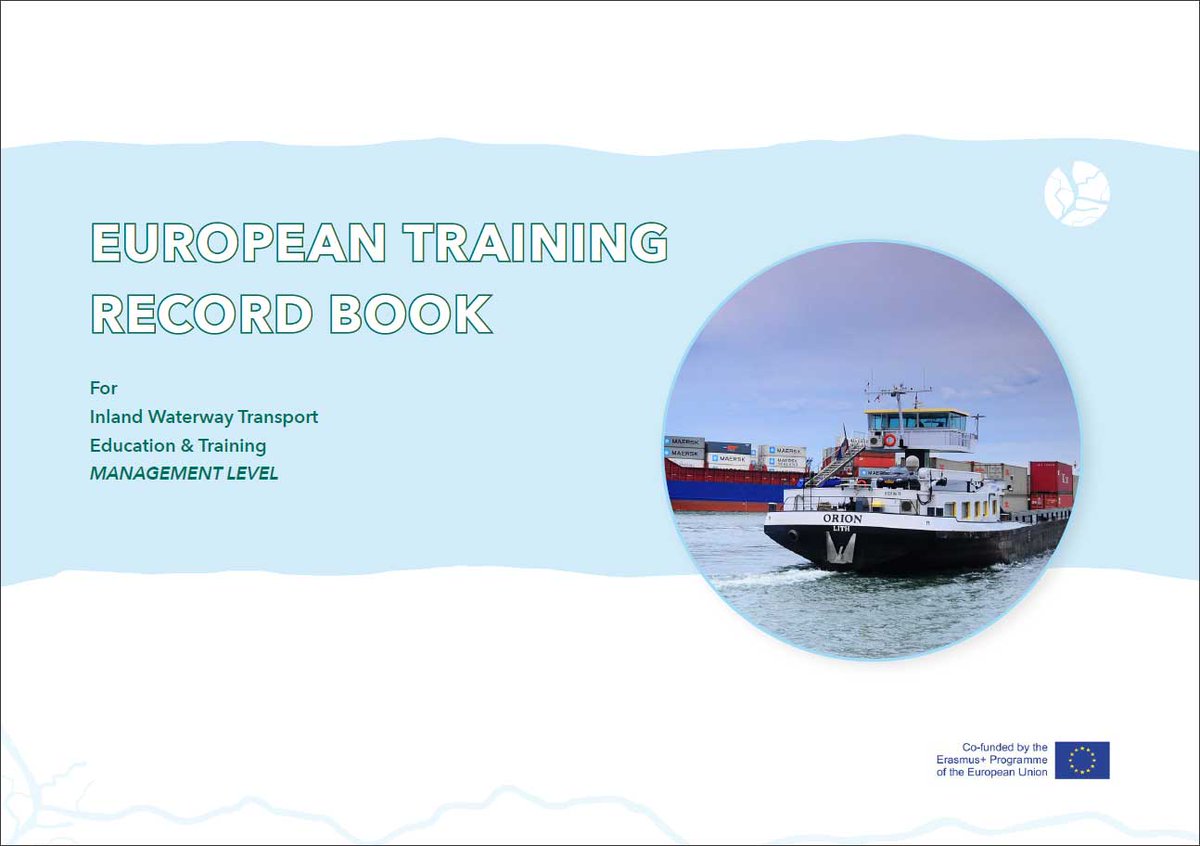 ProjCompeting's tweet image. We have great news for all inland waterway navigation schools and training institutes: the uniform training record book for the European inland navigation sector is now available for download! The documents can be found at lnkd.in/dY8dgiF7 #education #inlandshipping