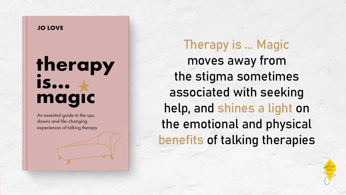There's just three weeks to go until Therapy is . . . Magic by mental health advocate <a href="/jo__love__/">JO LOVE</a> will be out for you to get your hands on!

In this moving &amp; necessary book, Jo shows us we can heal ourselves &amp; save our minds.

Pre-order your copy now &gt; fal.cn/3ifVM
