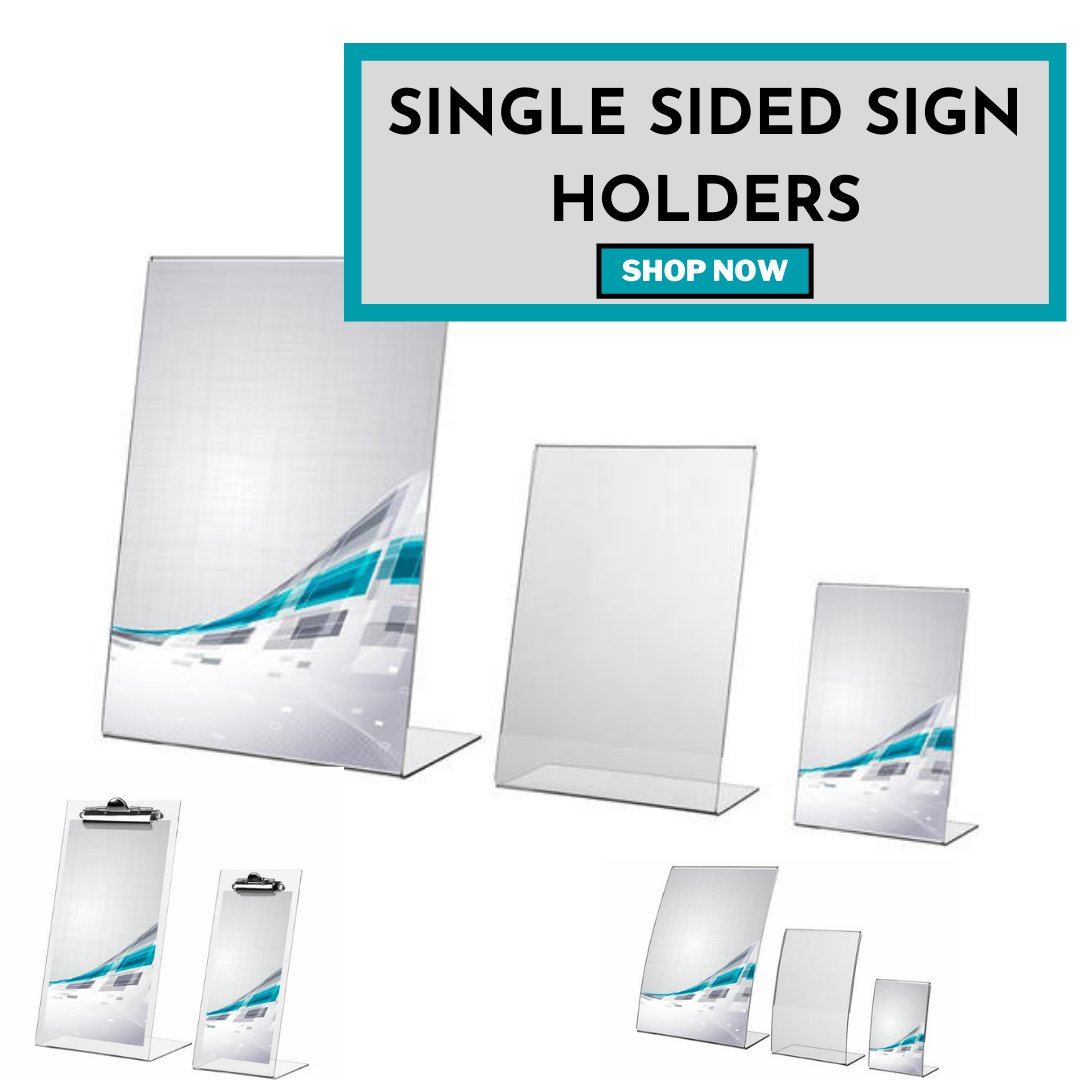 VKF_UK's tweet image. Available in sizes A9 - A3, our single-sided poster holders are a great way for you to effectively display important information &amp;amp; special offers directly to customers! Buy now: ow.ly/oKb230rP7SA #signholders #posterstand