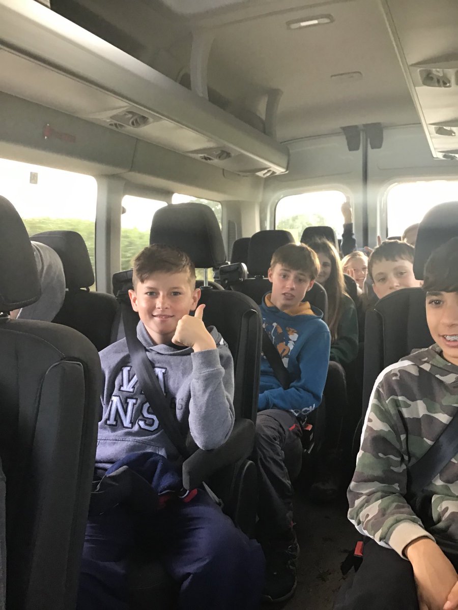 Our eager year 8’s are on the way to Dunkery Beacon for the Geography Field Trip #explore
