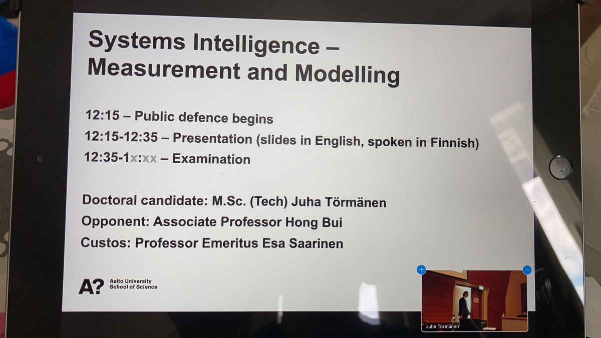 HabitualLean's tweet image. Waiting for interesting ideas to drill into my head. Will see. #systemintelligence @esasaarinen as custos. Last paper was at least very interesting. Have to read trough the thing.