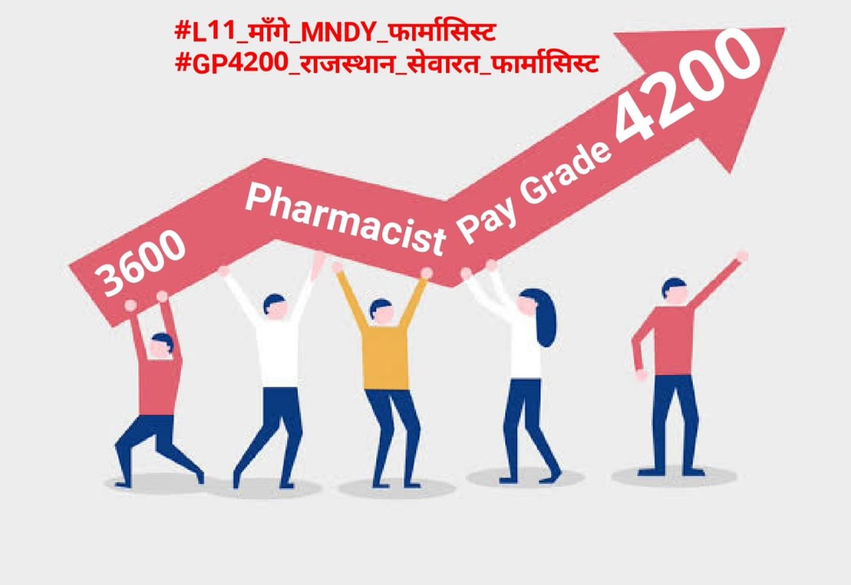 #L11_माँगे_MNDY_फार्मासिस्ट
#GP4200_राजस्थान_सेवारत_फार्मासिस्ट
<a href="/ashokgehlot51/">Ashok Gehlot</a> 
<a href="/RaghusharmaINC/">Dr. Raghu Sharma</a> 
<a href="/RajCMO/">CMO Rajasthan</a>
<a href="/MunjalDr/">Dr Ish Munjal</a> 
<a href="/NarayanBeniwal7/">Narayan Beniwal</a>
<a href="/Alokranjan_AR/">Alokranjan_AR</a> 
@Drpadamsingh12