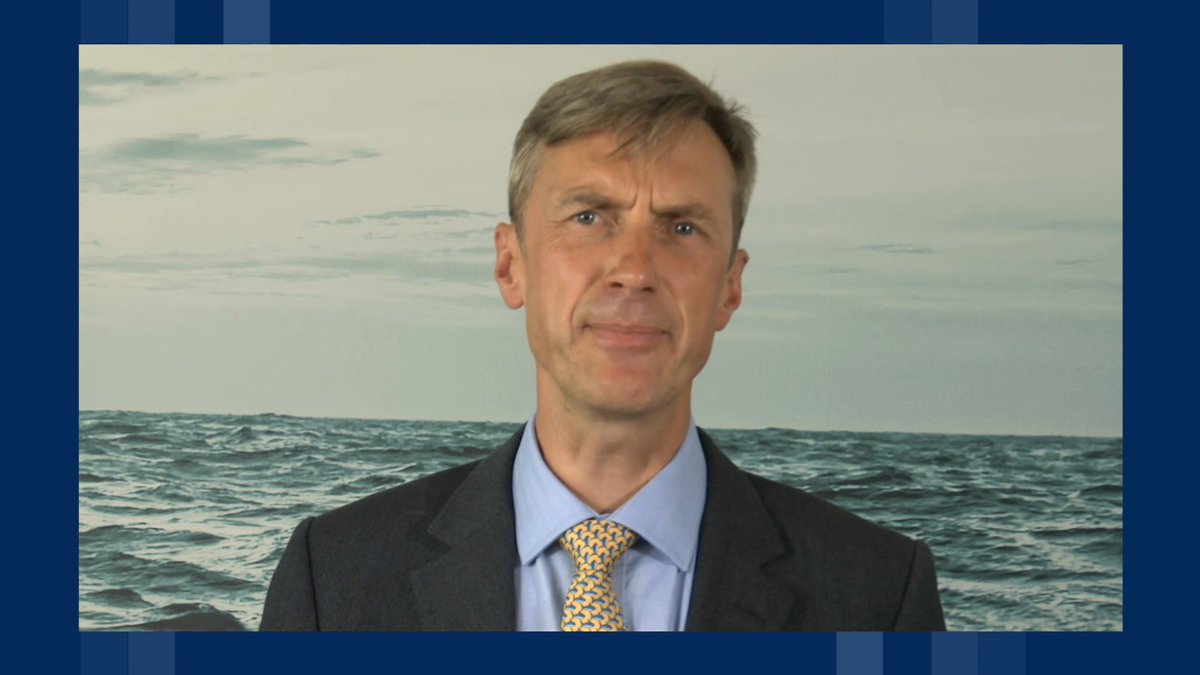 UKHO's tweet photo. “We believe the next generation of navigational and marine technologies will be at the very core of how we can embrace the possibilities of the digital era”.
Opening our #LISW21 seminar today @RAdmPeteSparkes reflects on the changing maritime industry.
#MarineQuestions https://t.co/0SImoDJzBC