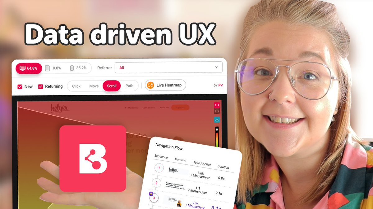 GemmaHelyer's tweet photo. ๐จNEW VIDEO๐จImprove your website click conversions with Beusable
https://t.co/EHNieH4Gkq
#uxui #productdesign #Beusable #Analytics #Analyticstool #productdesign #uxresearch https://t.co/4TXbxX8I92