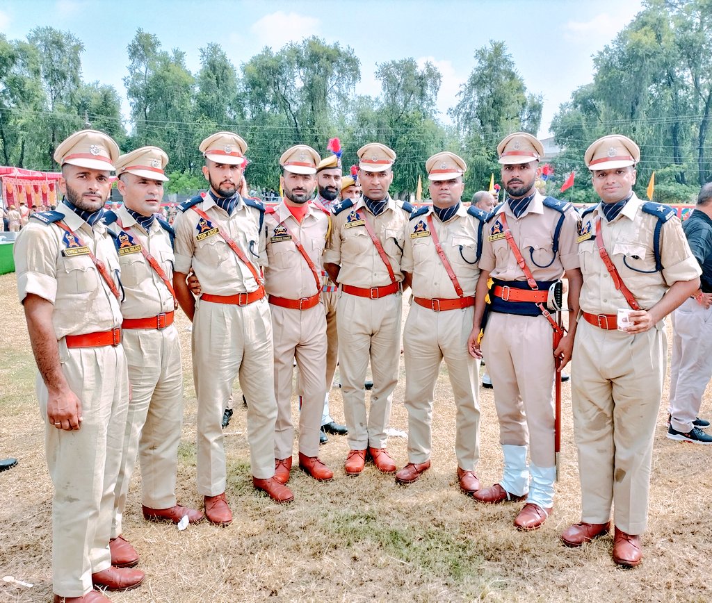 With dysp,s  of fire and emergency service at skpa udampur.