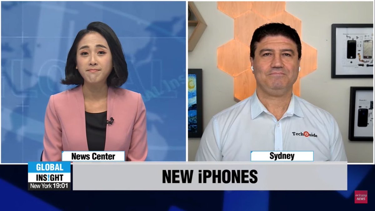 NewsArirang's tweet photo. "These are the most powerful iPhones ever produced.”@StephenFenech Editor @TechGuideAU reviews new features of iPhone 13 along with newly designed iPad mini and Apple Watch w/@jennie_jojo https://t.co/OWKYxmU2sK https://t.co/rZS2kBo4GX