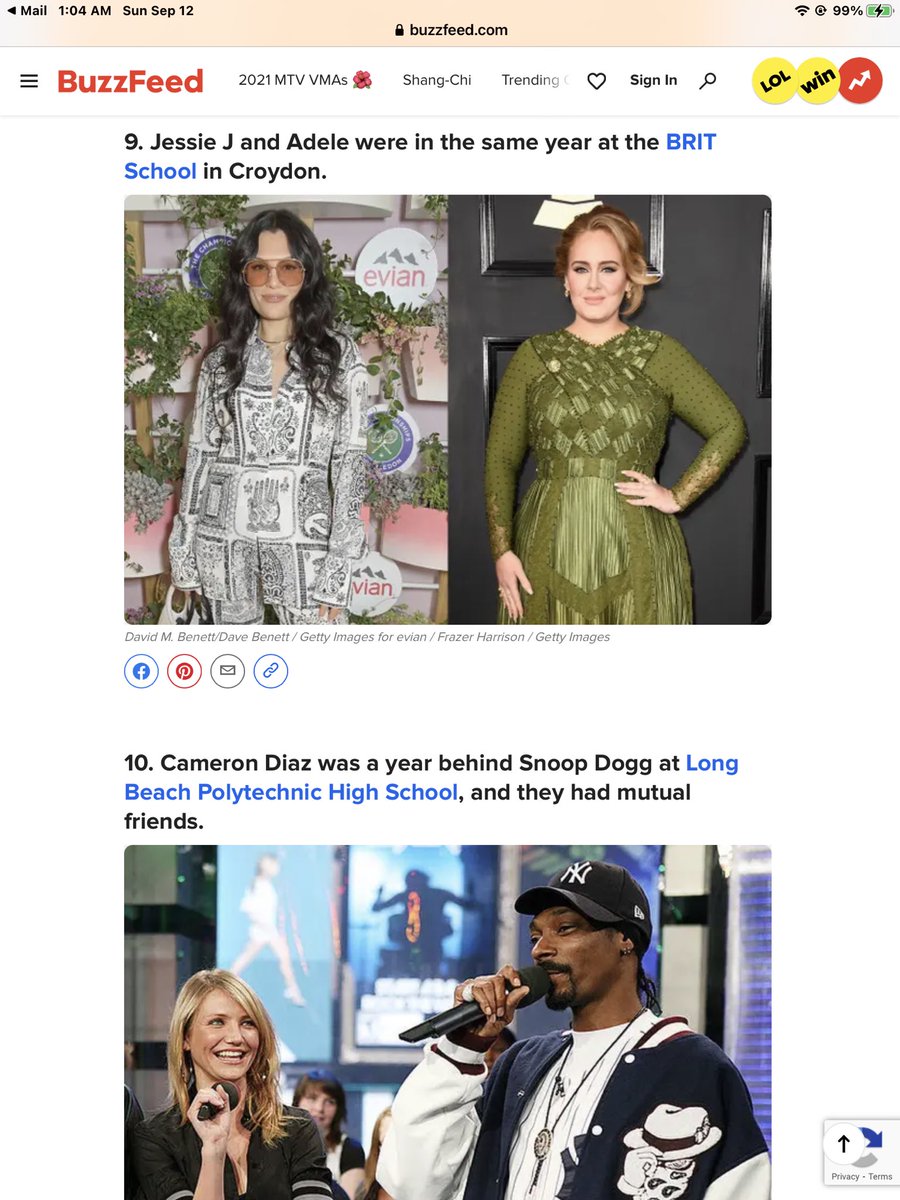 BUZZFEED

These Celebrities Went to High School Together!

Jesse J & Adele. Snoop Dogg & Cameron Diaz!  Neil Patrick Harris & Freddie Prinze Jr. Lady Gaga & Nicky Hilton! https://t.co/PeseKMNz7g