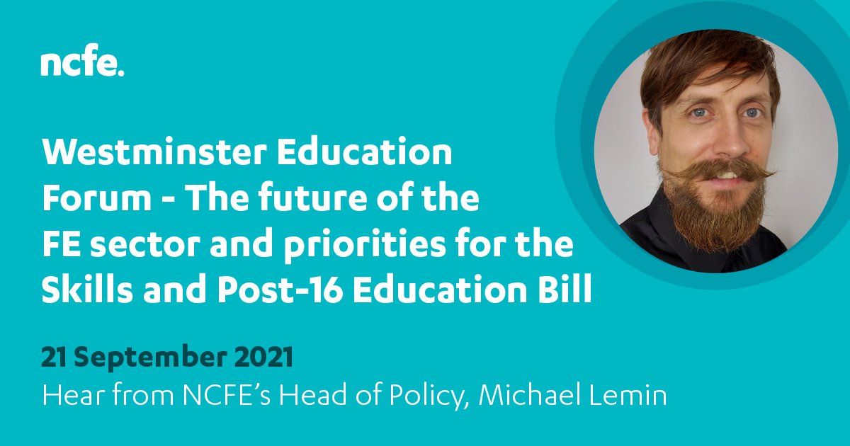 CACHE (@cacheorg) on Twitter photo Hear NCFE’s Head of Policy, Michael Lemin, discuss the future of assessment at next week’s <a href="/WEdFEvents/">WEdF Events</a> conference, which is taking place on Tuesday 21 September. Book your place now: bit.ly/3kr8rDE Hear NCFE’s Head of Policy, Michael Lemin, discuss the future of assessment at next week’s <a href="/WEdFEvents/">WEdF Events</a> conference, which is taking place on Tuesday 21 September. Book your place now: bit.ly/3kr8rDE