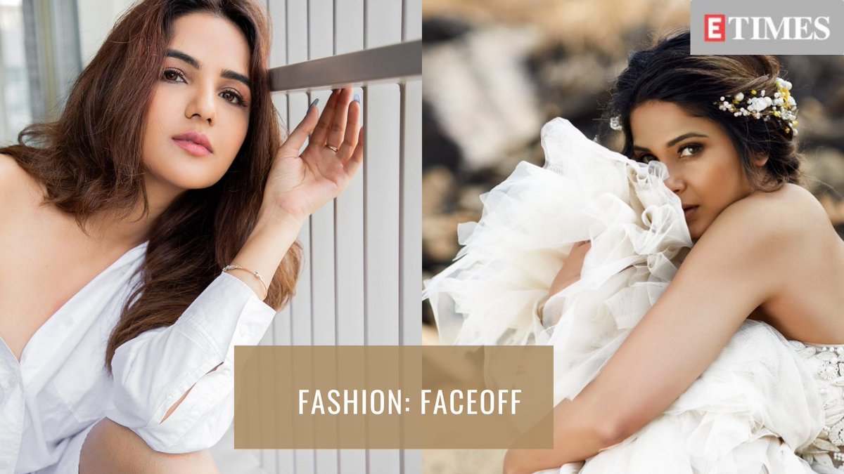 Who aced the glamorous look?

A. #JasminBhasin
B. #JenniferWinget