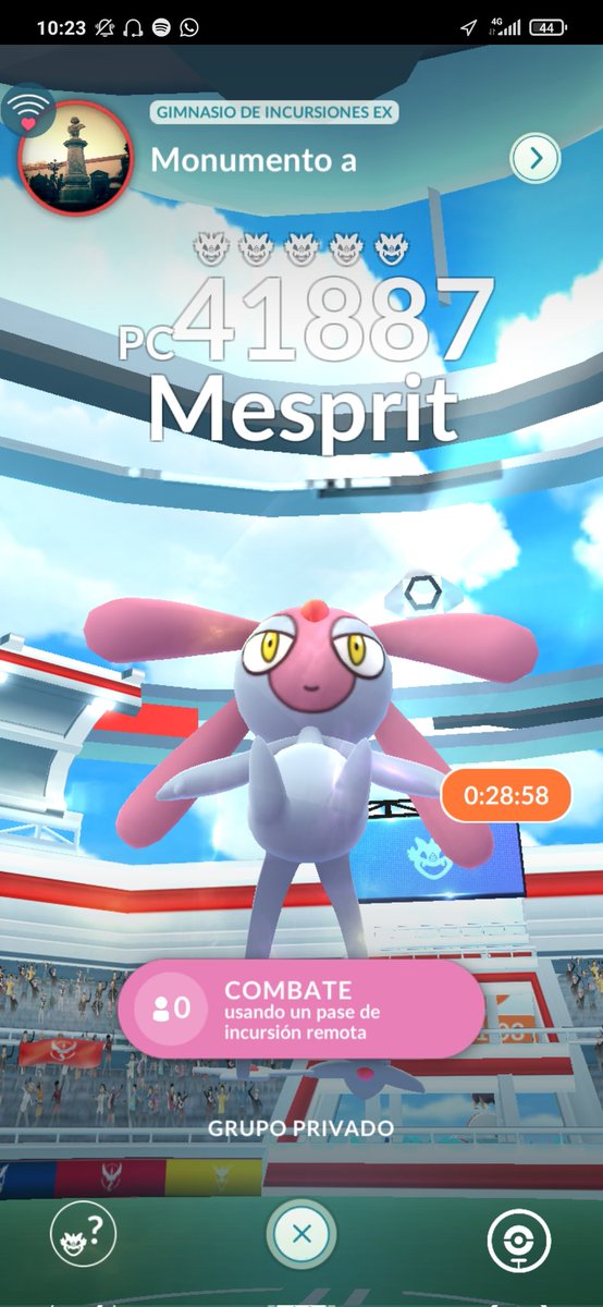 Holding a Mesprit raid now. Please be online.
5034 5320 8897 #PokemonGoRaids #PokemonGOraid
