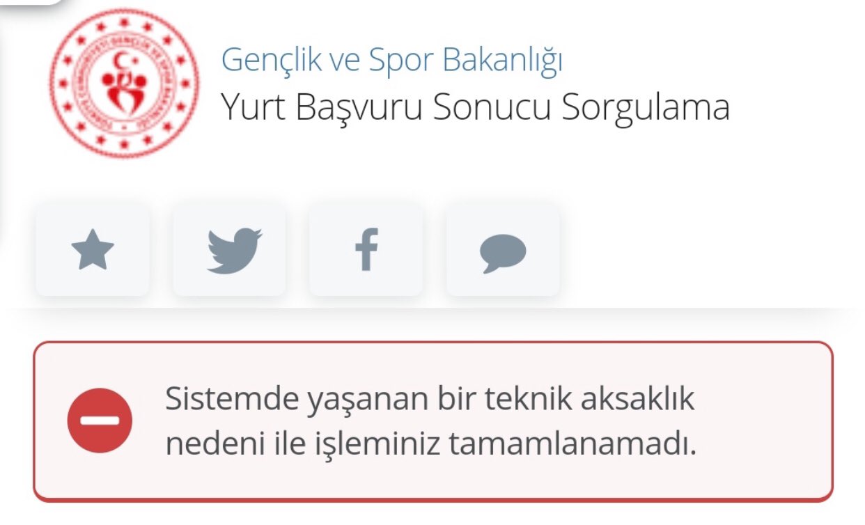 Solcu Gazete On Twitter Kyk Yurt Basvuru Sonuclari Aciklandi Ama Herkes Ogrenemiyor Zira Site Coktu Kyksonuclari Https T Co Icx010uqva Twitter