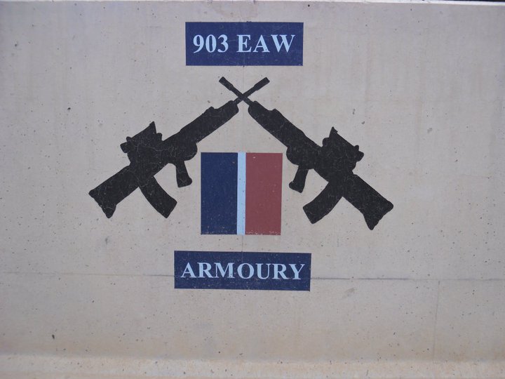 T-wall #art, #903EAW (903rd Expeditionary #Air Wing, #RAF), #Basra, 2010. #Britishforces ran the south of #Iraq until 2009.  Read more in 
