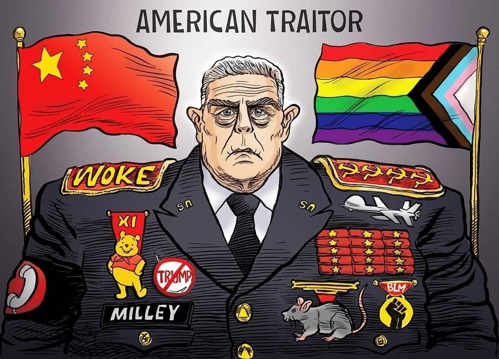 EdSweitzer's tweet photo. There's a spirit behind this man. It is evil.
・・・
#generalmilley #traitor #milley #traitor #sellingUSout #china #followthemoney #loveofmoney https://t.co/mnFUSld197