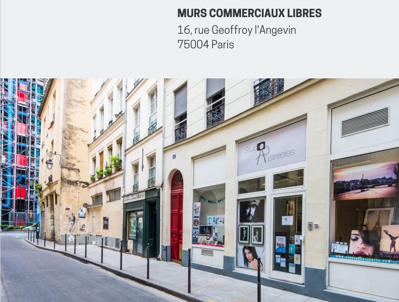 De retour sur Twitter, voici l'info du jour: nous mettons en vente notre surface commerciale située au centreu Marais. Il est constitué d'un rdc de 63m² avec une façade sur rue de 7 mètres, et d'un superbe sous-sol en caves voûtées de 78 m². Le prix de vente est de 1.510.000 € .