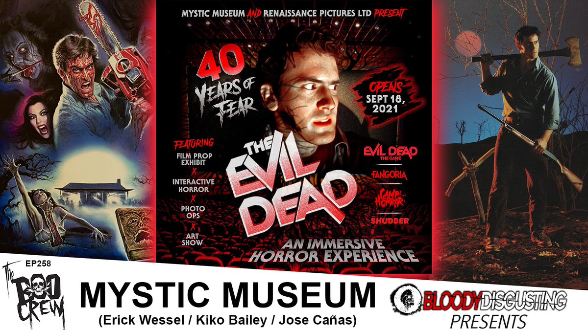 NEW EPISODE - The Boo Crew are Headed to the Mystic Museum for The Evil Dead: An Immersive Horror Experience! <a href="/TheMysticMuseum/">The Mystic Museum</a> #horror <a href="/BDisgusting/">Bloody Disgusting</a> Listen on <a href="/ApplePodcasts/">Apple Podcasts</a> <a href="/spotifypodcasts/">Spotify Podcasts 🎙</a> All Podcast Episode Links Available here: talesfromtheboocrew.com/single-post/th…