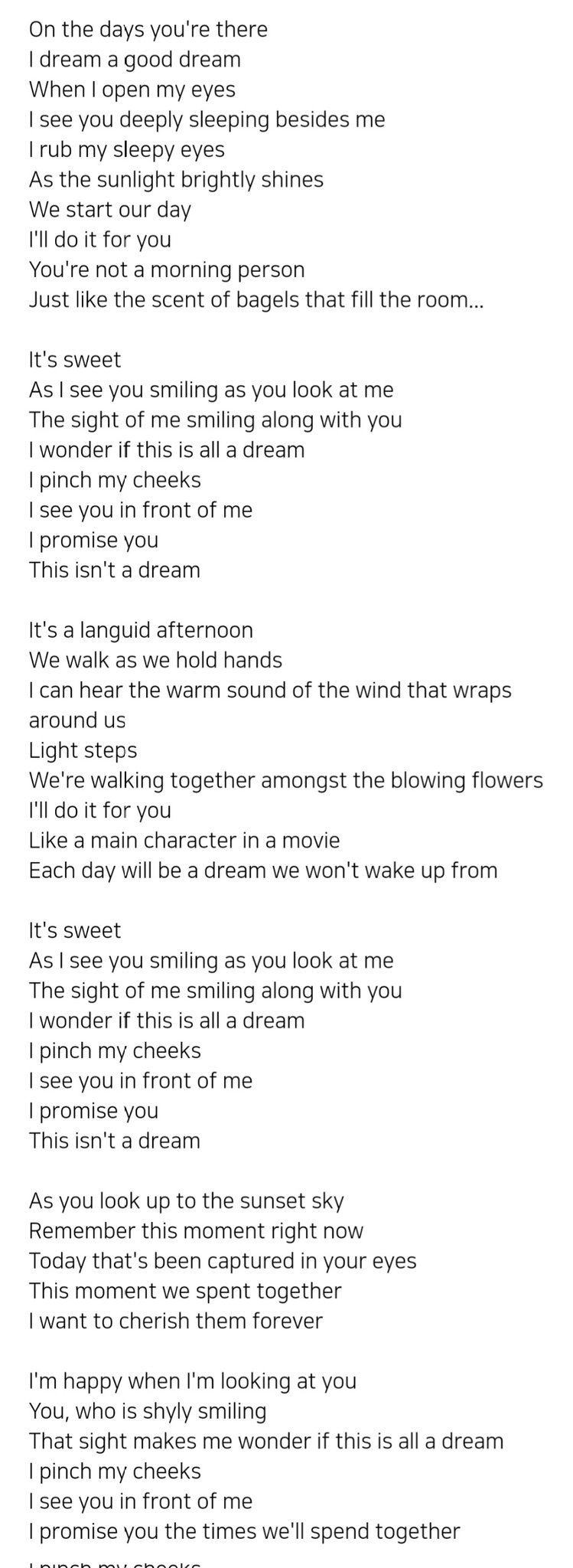 모찌햄찌 Hamzzi Jeonghan Lt Dream Gt English Translation Seventeen Pledis 17 T Co Wdobfwj3ij Twitter