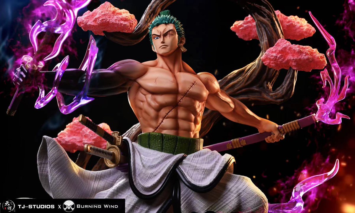 dailyopbot's tweet photo. One Piece ☆ Enma Roronoa Zoro - TJ x Burning Wind Studio https://t.co/iXY7yVZRy0