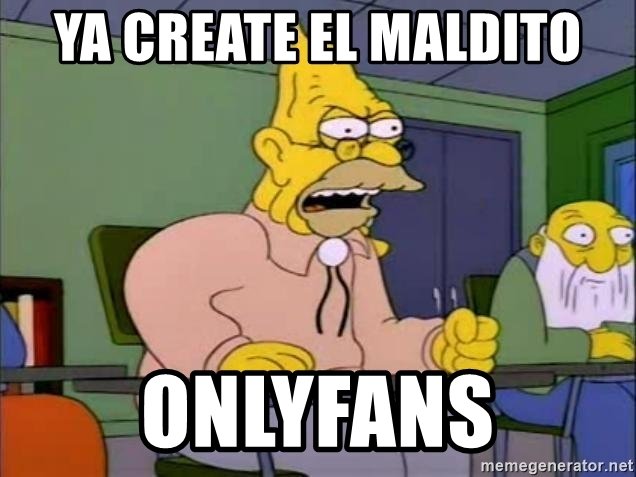 Ahora todo dios se abre su onlyfans y a vivir del cuento con el #cutreporno 😂😂😂😂