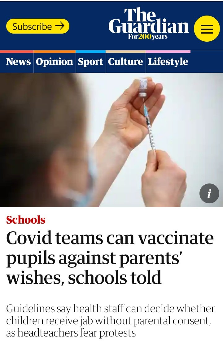 NotSoGreatReset's tweet image. The article says headteachers will get the police involved if angry parents turn up at the school gates. This isn't going to end well for anyone 😡