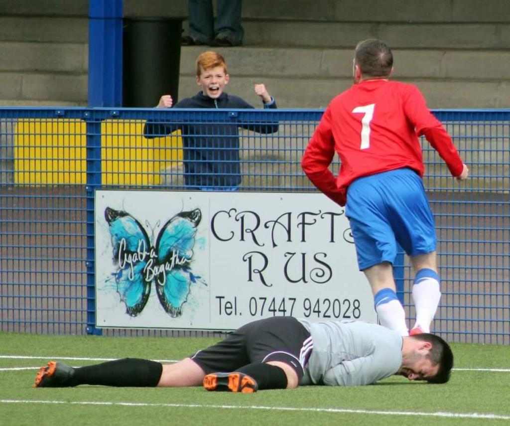 ArdsFC1900's tweet photo. 2015: Aaron Macrory celebrates a @craigmcllen goal.

2021: Aaron Macrory makes first team debut alongside Craig McMillen. https://t.co/uw2ew9mn9i