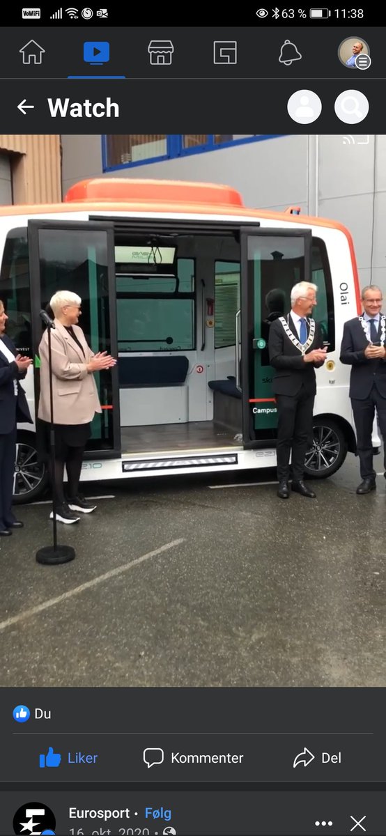 I dag starter den selvkjørende bussen Olai å kjøre i Førde!. Ekstra stas er det at ideen kommer fra studenter på @hvl_no også!

Veldig spennende! @AGNaustdal