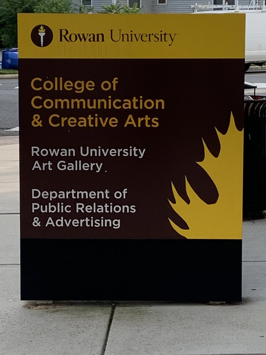 gloriabarone's tweet photo. First time back on the Rowan University campus since March 2020, starting my 9th year as the professional advisor to the Public Relations Student Society of America. @RowanPRSSA https://t.co/h75p6XKJW6